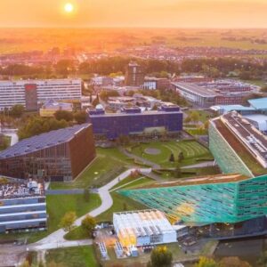 zernike campus licht luchtfoto